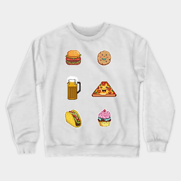 Food Packs Crewneck Sweatshirt by Jackson Williams